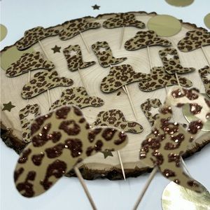 Cowgirl Cupcake Toppers
